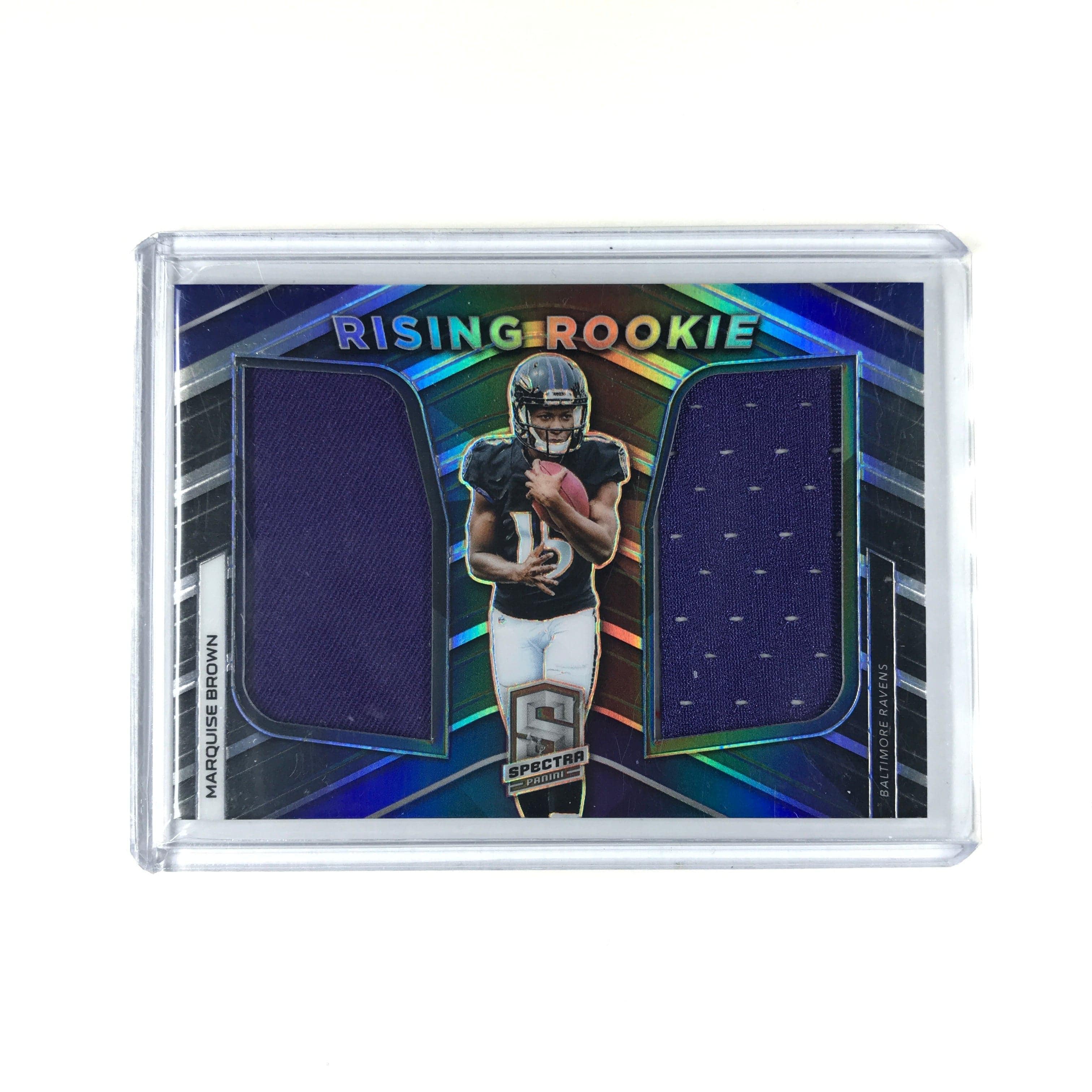 Panini Cards Marquise Brown Baltimore Ravens 2019 Panini Spectra NFL Rising Rookie /99 Patch Card