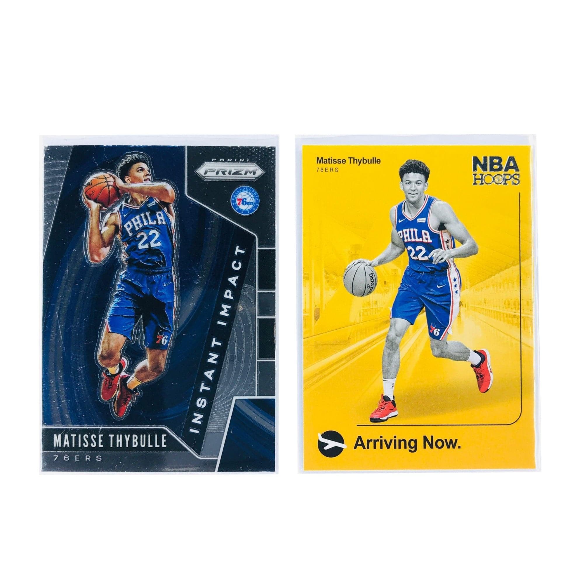 Panini Cards Matisse Thybulle Philadelphia 76ers 19-20 Panini NBA 2 Card Rookie Insert Set