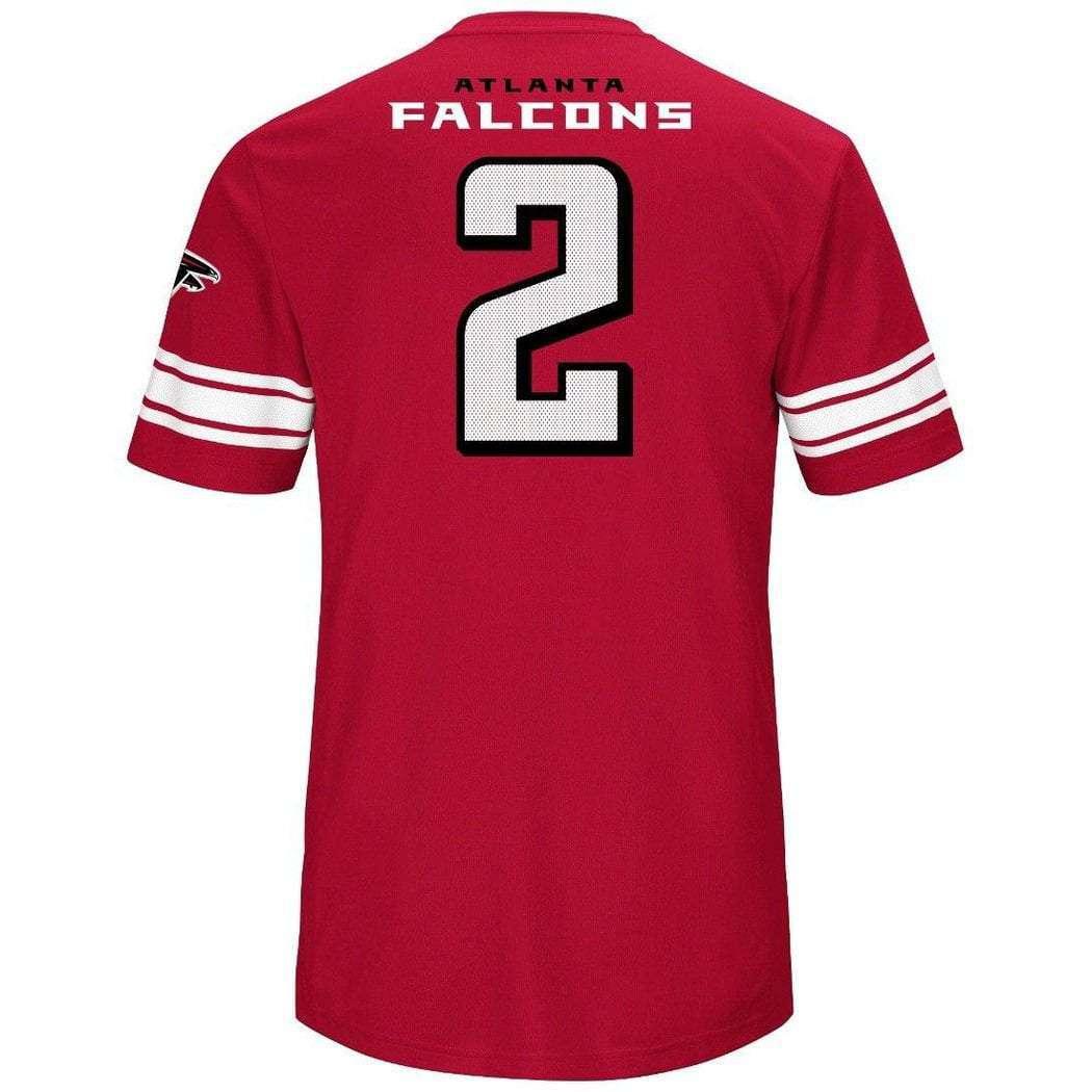 Majestic Athletic Jerseys Matt Ryan Atlanta Falcons Majestic NFL Hashmark Replica Jersey - Red