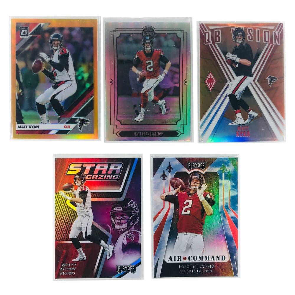Panini Cards Matt Ryan Atlanta Falcons Panini NFL 5 Insert/Parallel Card Set