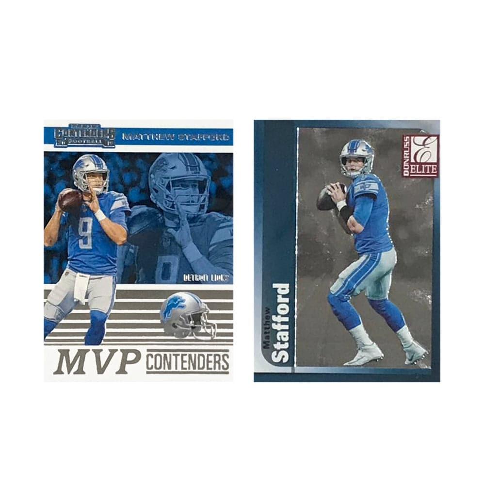 Panini Cards Matthew Stafford Detroit Lions 2019 Panini NFL 2 Insert Card Set