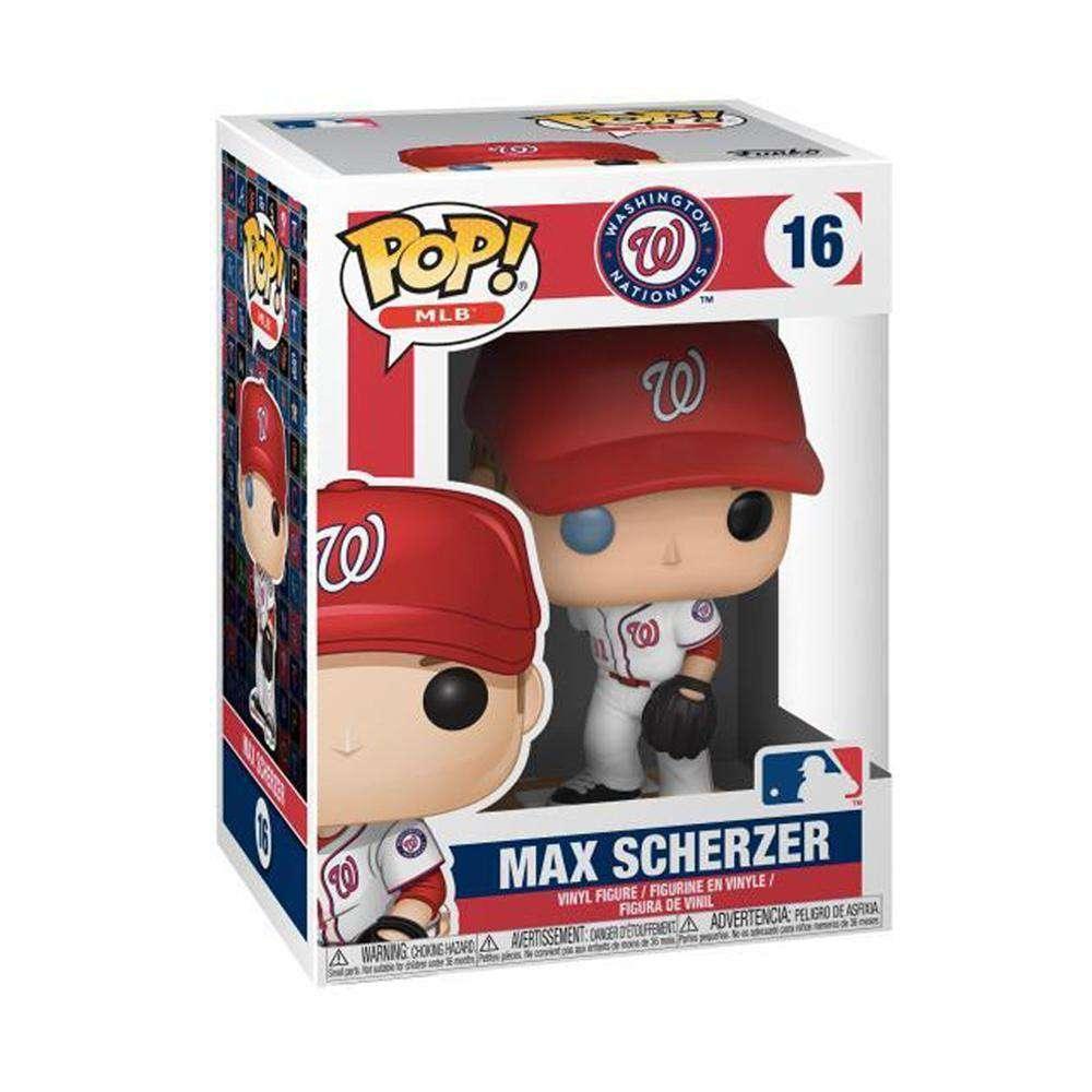 Funko Figures Max Scherzer Washington Nationals Funko MLB Pop Vinyl 3.75" Figure - White