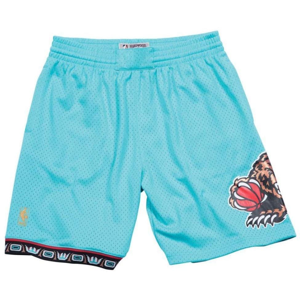 Mitchell And Ness Shorts Memphis Grizzlies Mitchell & Ness NBA 96-97 Road Swingman Shorts - Teal