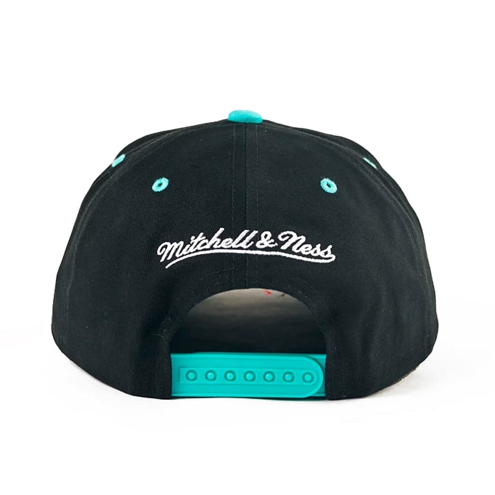 Mitchell And Ness Caps Memphis Grizzlies Mitchell & Ness NBA Double Up Deadstock Snapback Hat - Black