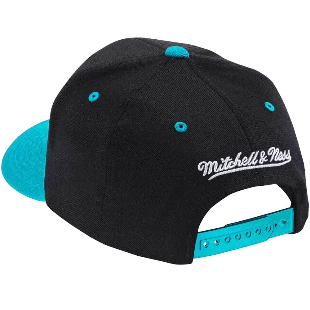 Mitchell And Ness Caps Memphis Grizzlies Mitchell & Ness NBA Flashback Classic Red Snapback Hat - Black