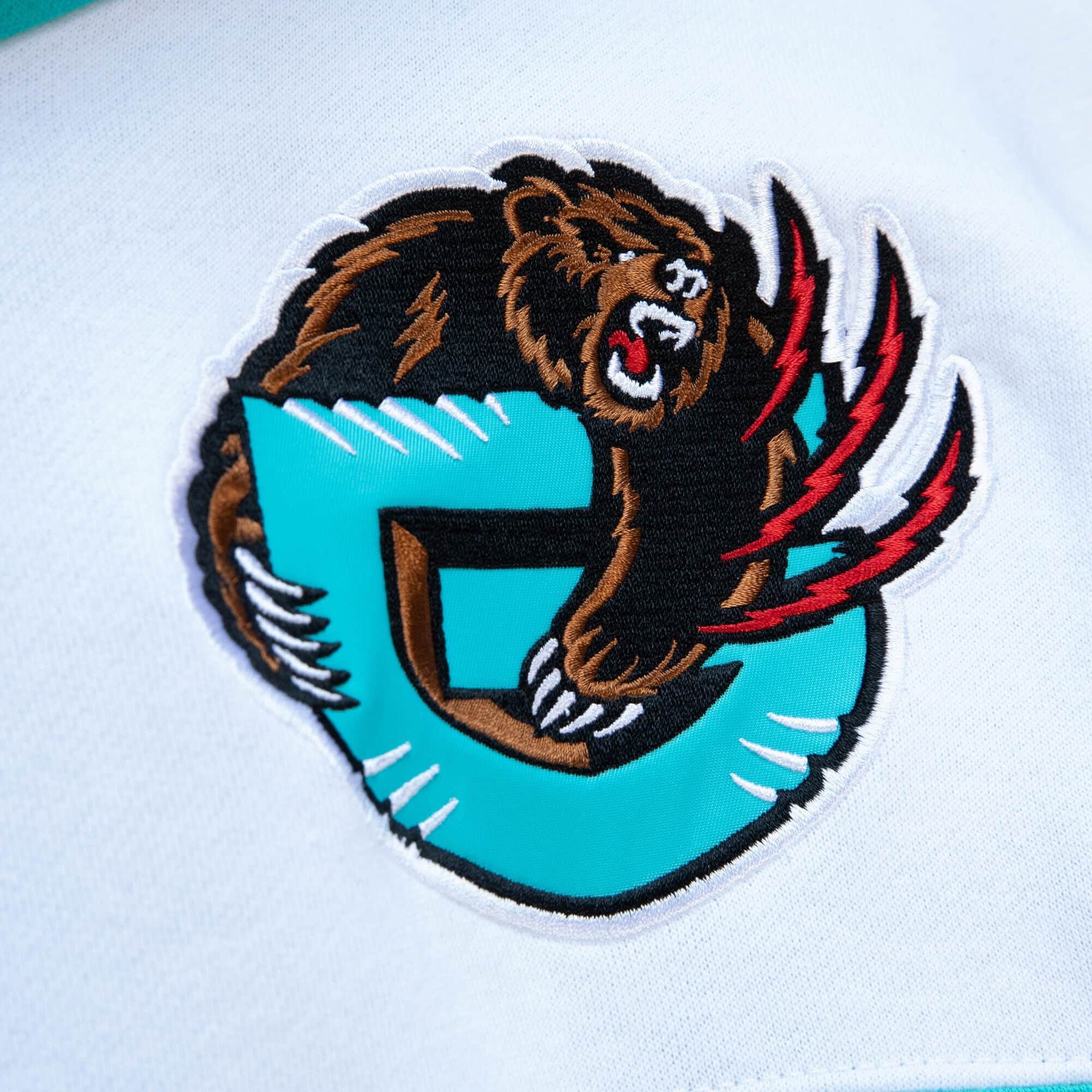 Mitchell And Ness Jumpers Memphis Grizzlies Mitchell & Ness NBA Fusion Fleece 2.0 Hoodie Jumper - Teal