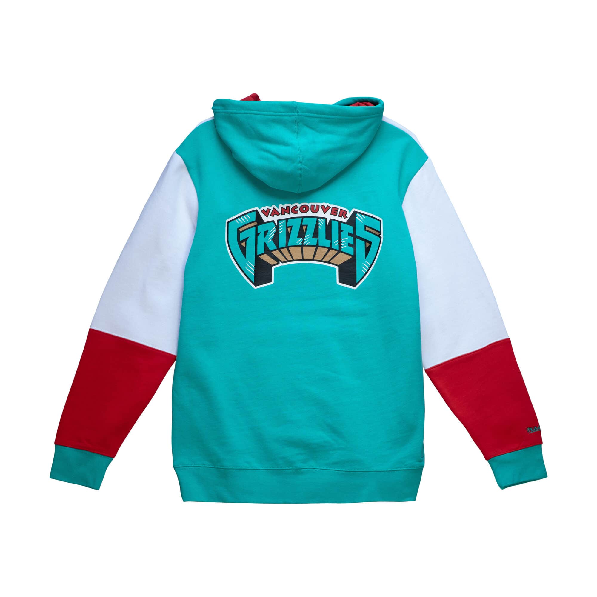 Mitchell And Ness Jumpers Memphis Grizzlies Mitchell & Ness NBA Fusion Fleece 2.0 Hoodie Jumper - Teal