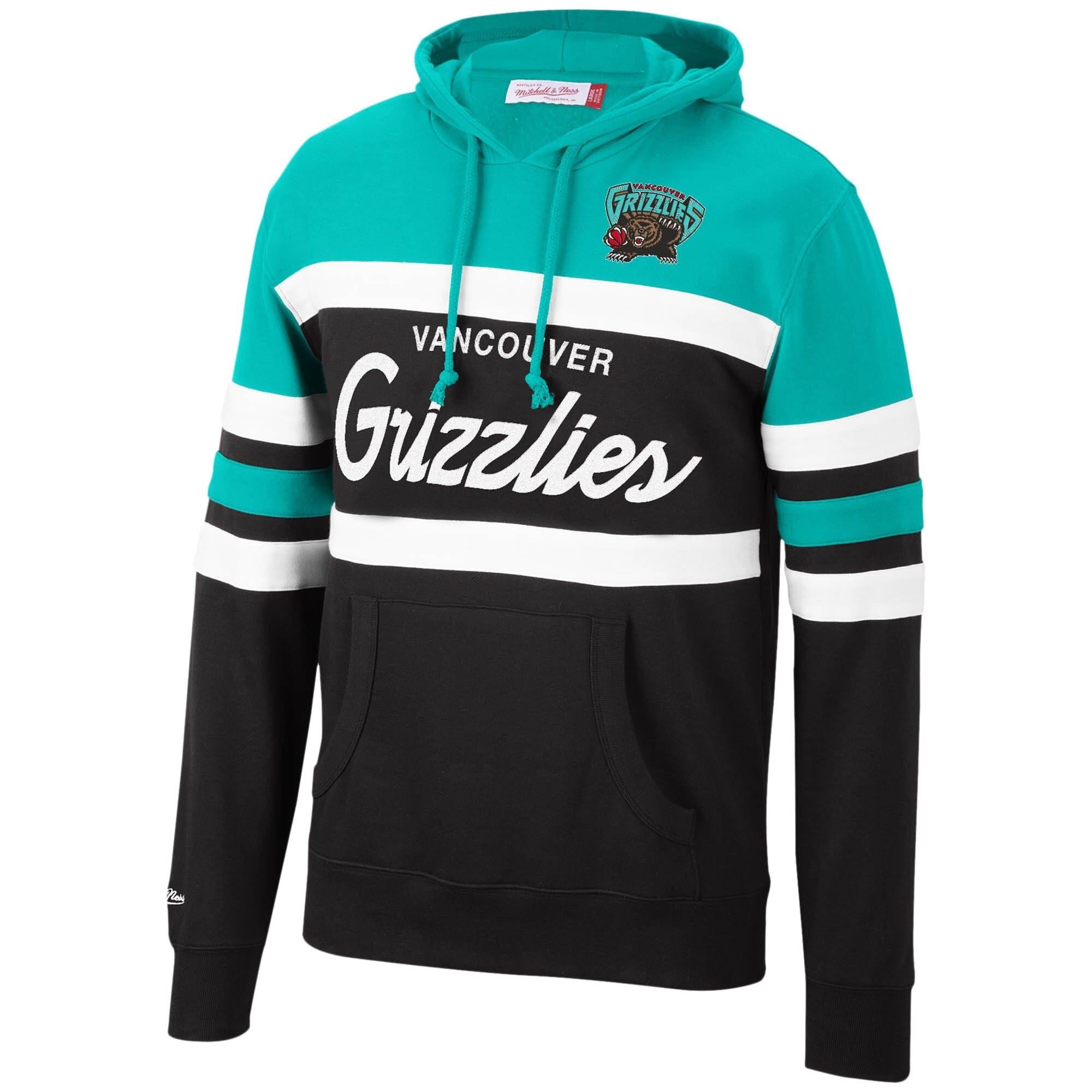 Mitchell And Ness Jumpers Memphis Grizzlies Mitchell & Ness NBA Head Coach Hoodie Jumper - Black