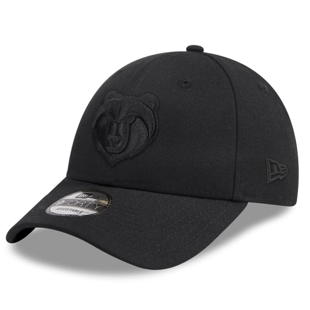 New Era Caps Memphis Grizzlies New Era NBA Black On Black 9FORTY Snapback Hat