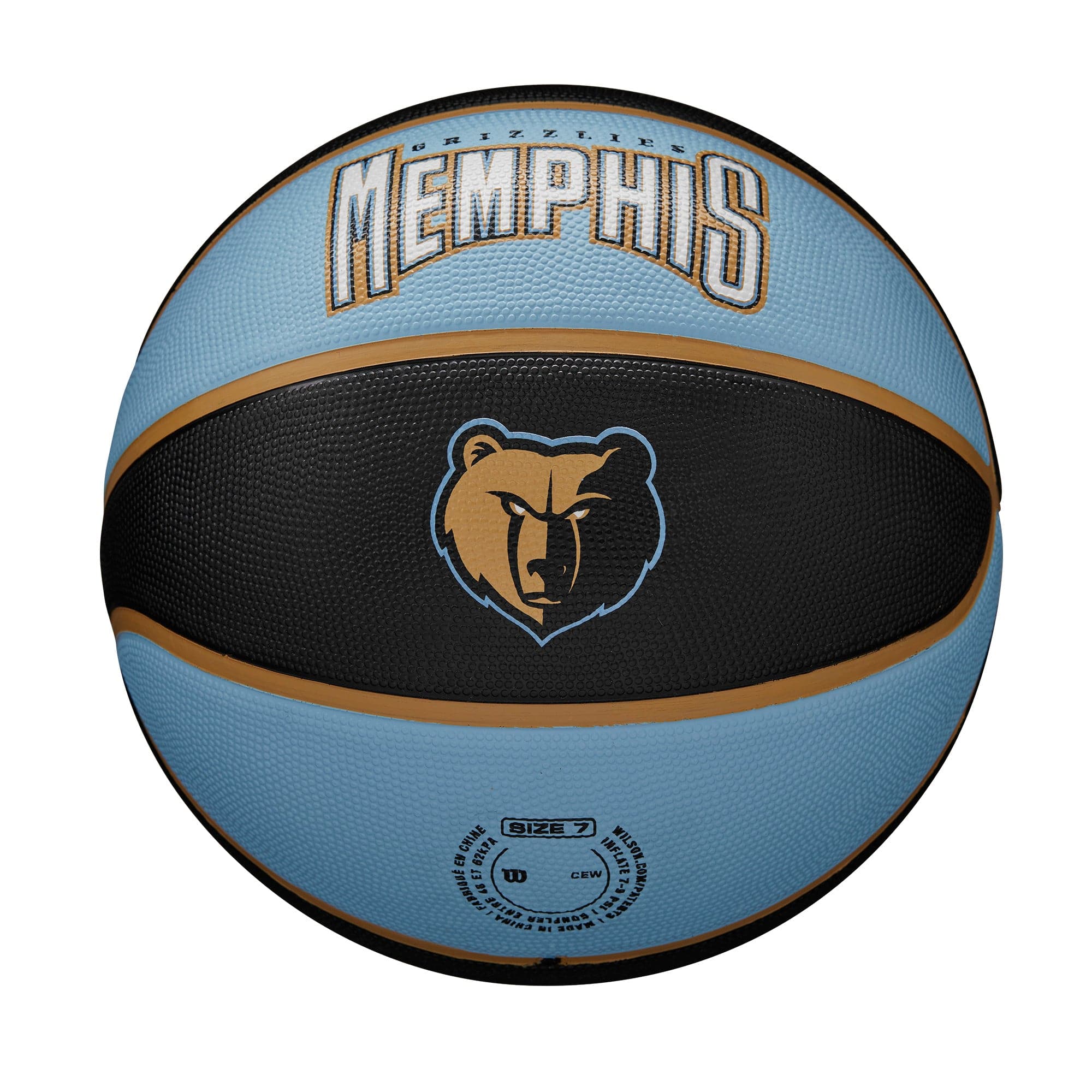 Wilson Sporting Goods Balls Memphis Grizzlies Wilson NBA 22-23 City Edition All Surface Basketball Ball