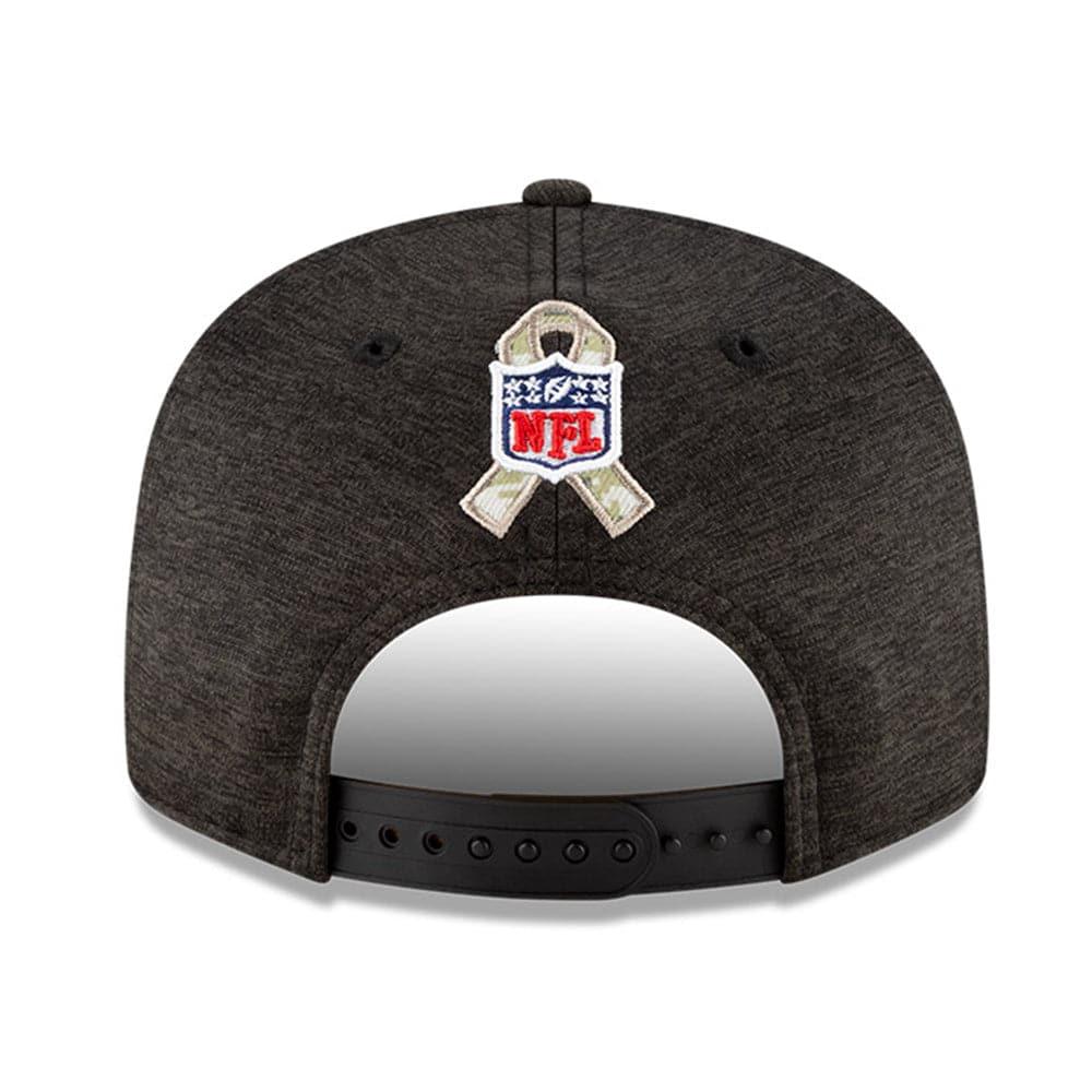 New Era Caps Miami Dolphins New Era NFL 2020 Salute To Service 9FIFTY Snapback Hat - Black