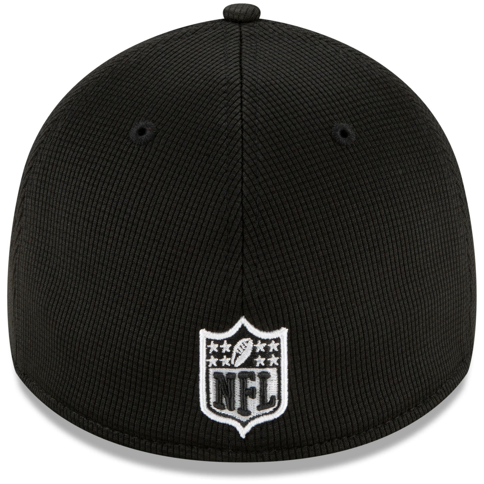 New Era Caps Miami Dolphins New Era NFL 2021 Sideline Home 39THIRTY Flex Fit Hat - Black
