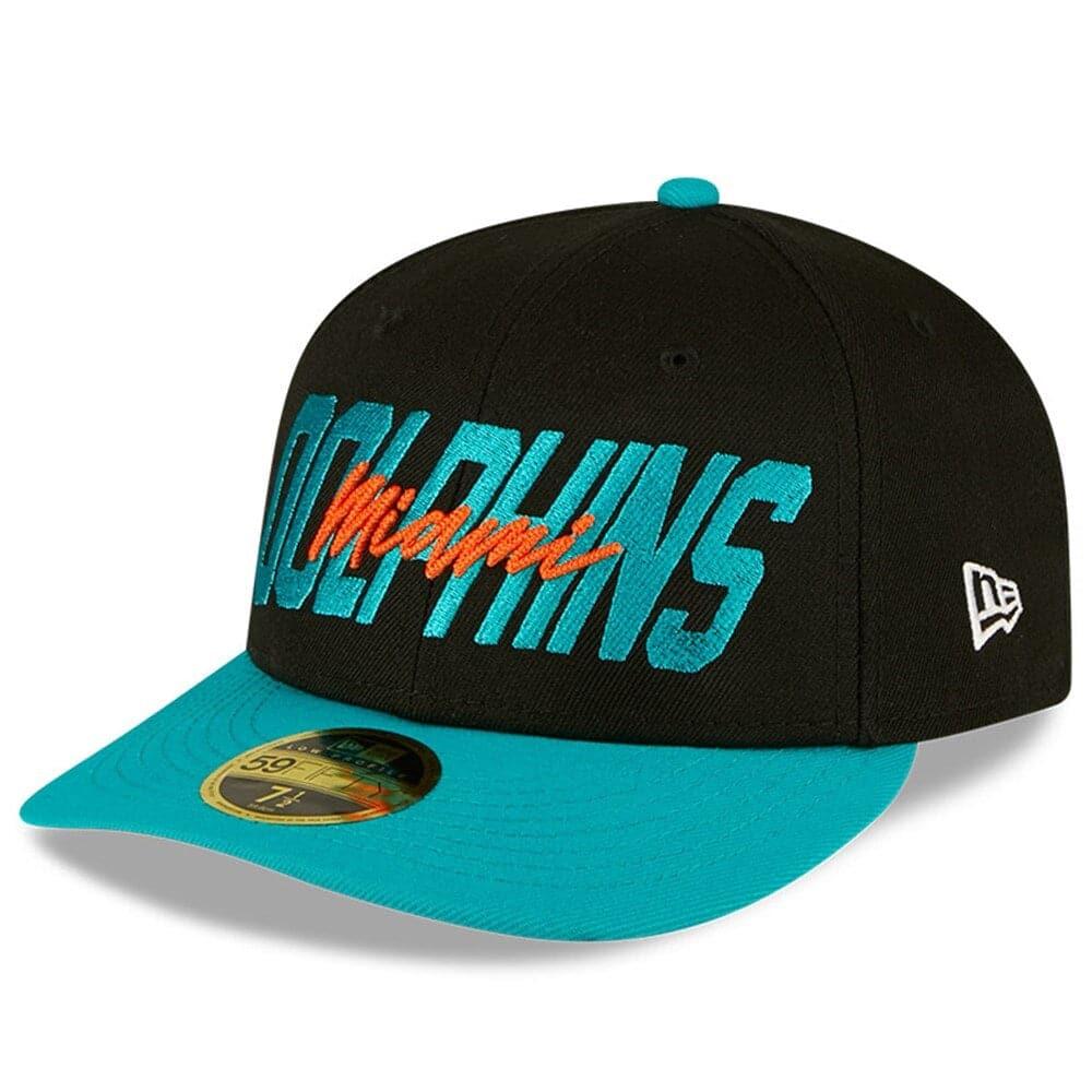 New Era Caps Miami Dolphins New Era NFL 2022 Draft Low Profile 59FIFTY Fitted Hat - Black