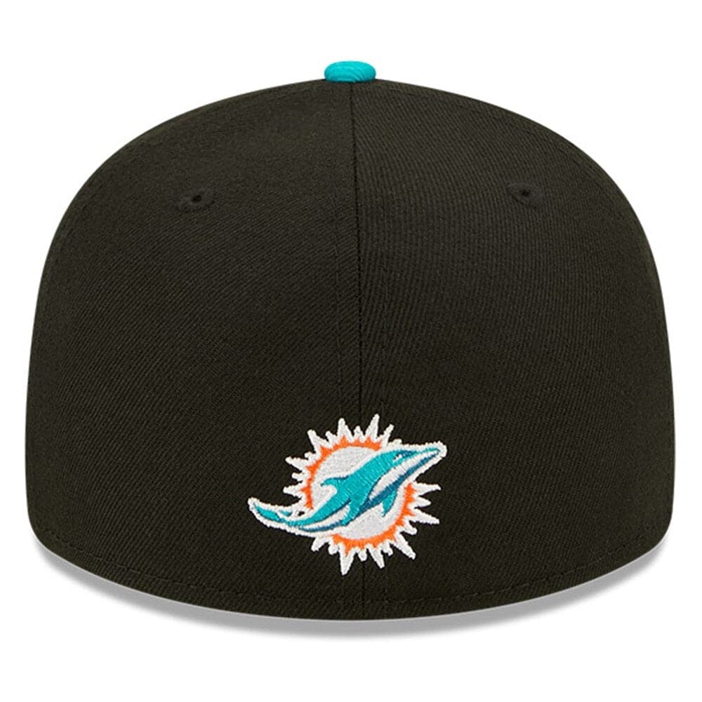 New Era Caps Miami Dolphins New Era NFL 2022 Draft Low Profile 59FIFTY Fitted Hat - Black