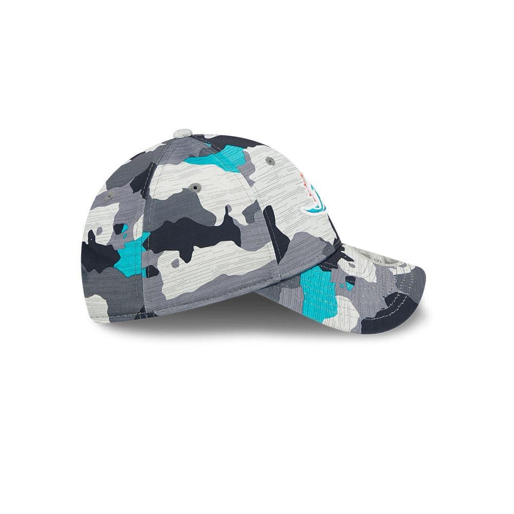 New Era Caps Miami Dolphins New Era NFL 22 Training Camp 9FORTY Stretch Snap Hat - Camo