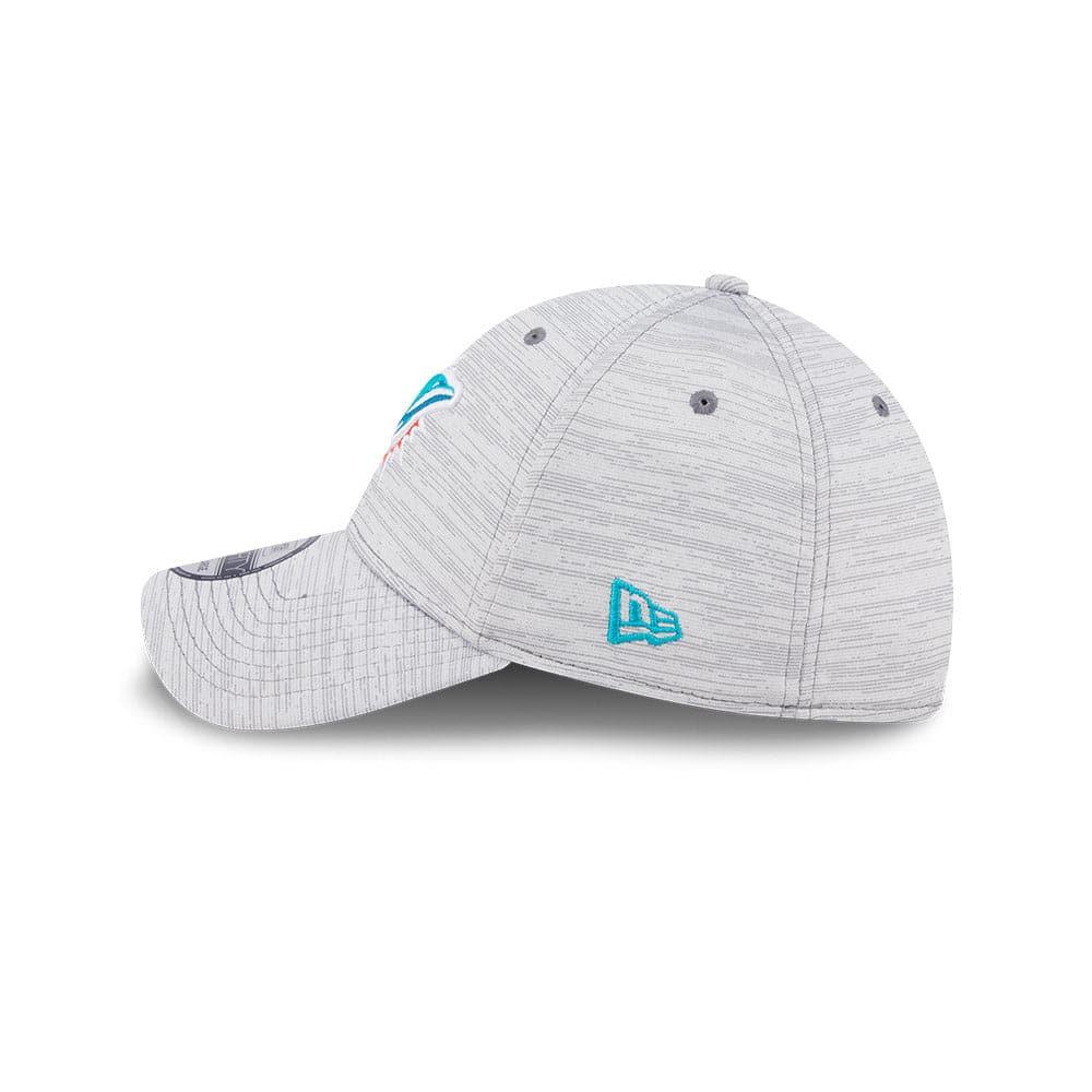 New Era Caps Miami Dolphins New Era NFL 22 Training Camp Coach 39THIRTY Stretch Fit Hat - Grey