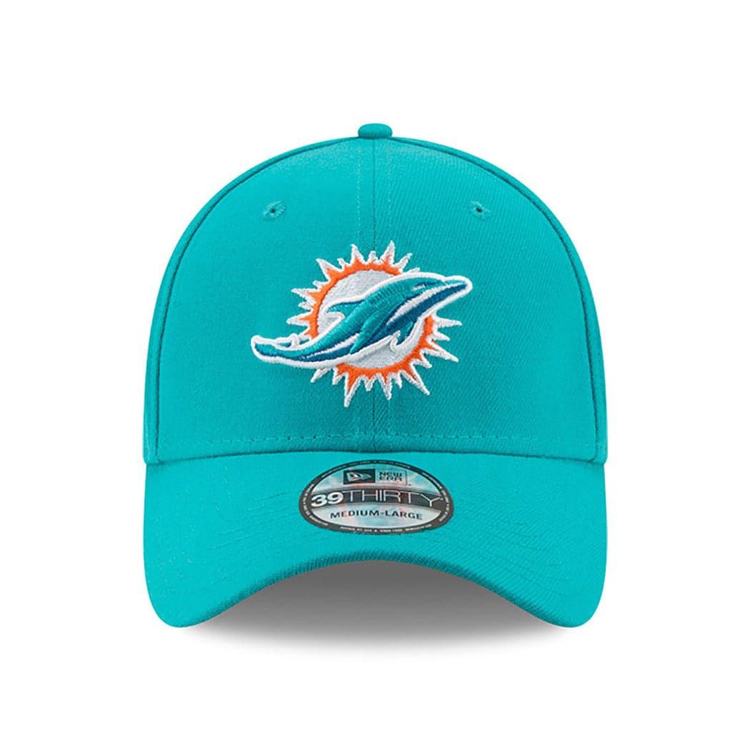 New Era Caps Miami Dolphins New Era NFL Team 39THIRTY Stretch-Fit Hat - Aqua