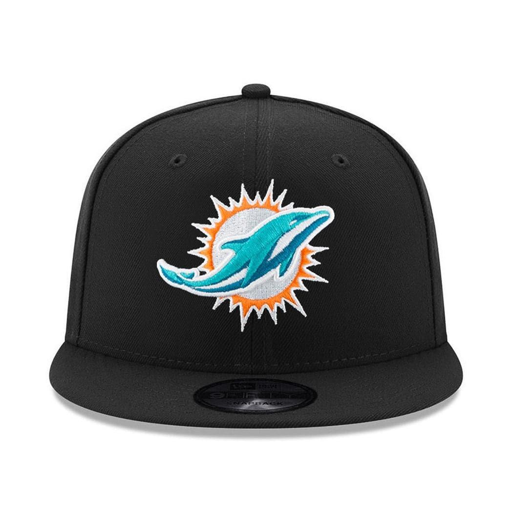New Era Caps Miami Dolphins New Era NFL Team 9FIFTY Snapback Hat - Black