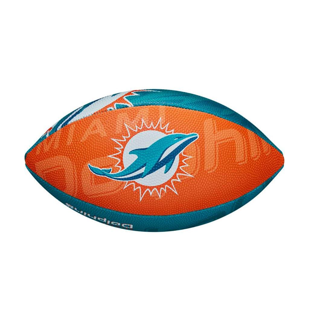 Wilson Sporting Goods Balls Miami Dolphins Wilson NFL Team Tailgate Junior Size Football