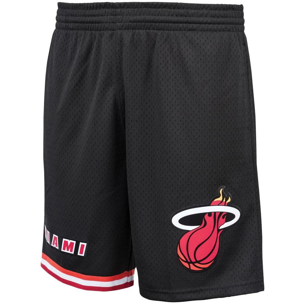 Mitchell And Ness Shorts Miami Heat Mitchell & Ness NBA 96-97 Road Swingman Shorts - Black