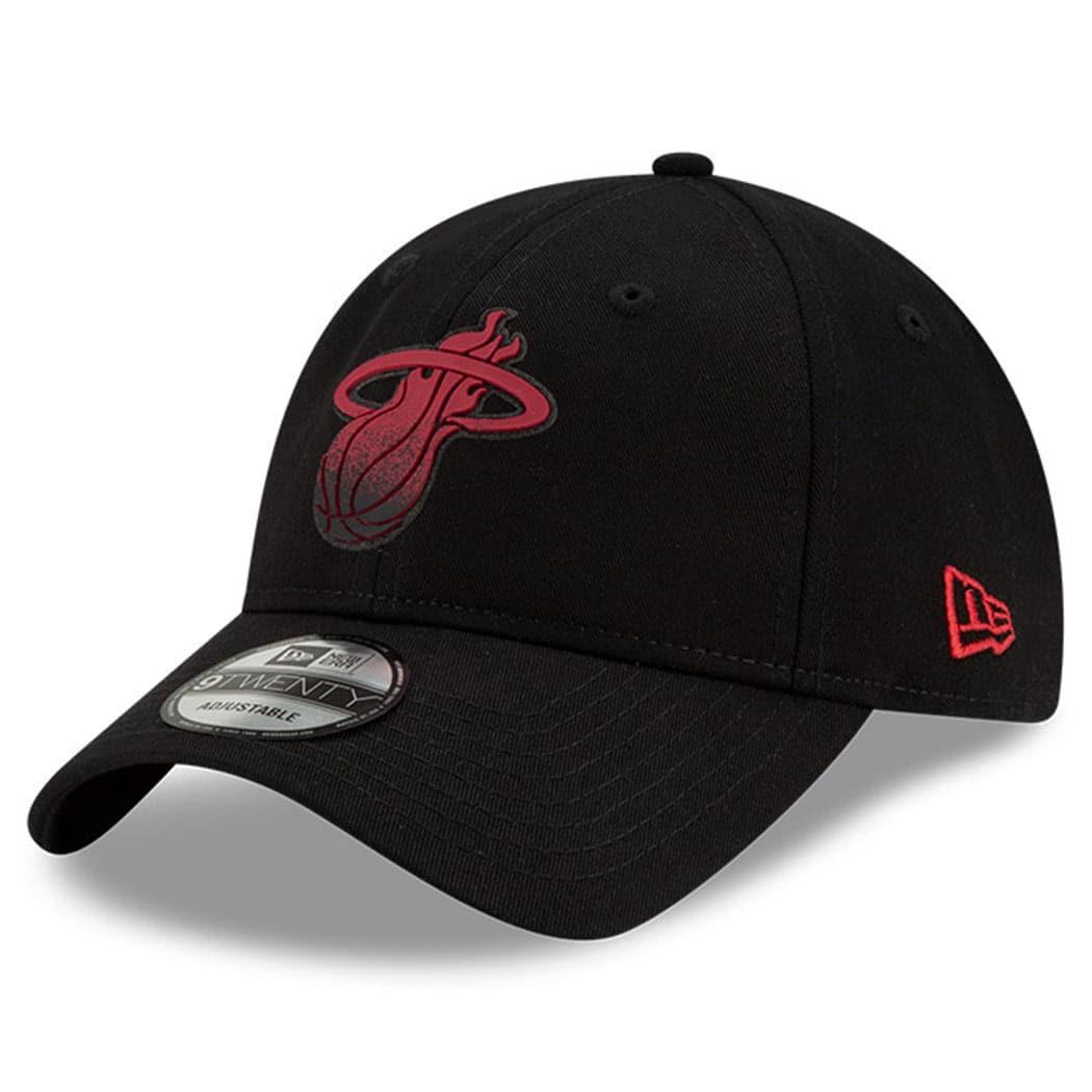 New Era Caps Miami Heat New Era NBA 2021 Back Half 9TWENTY Curved Hat - Black