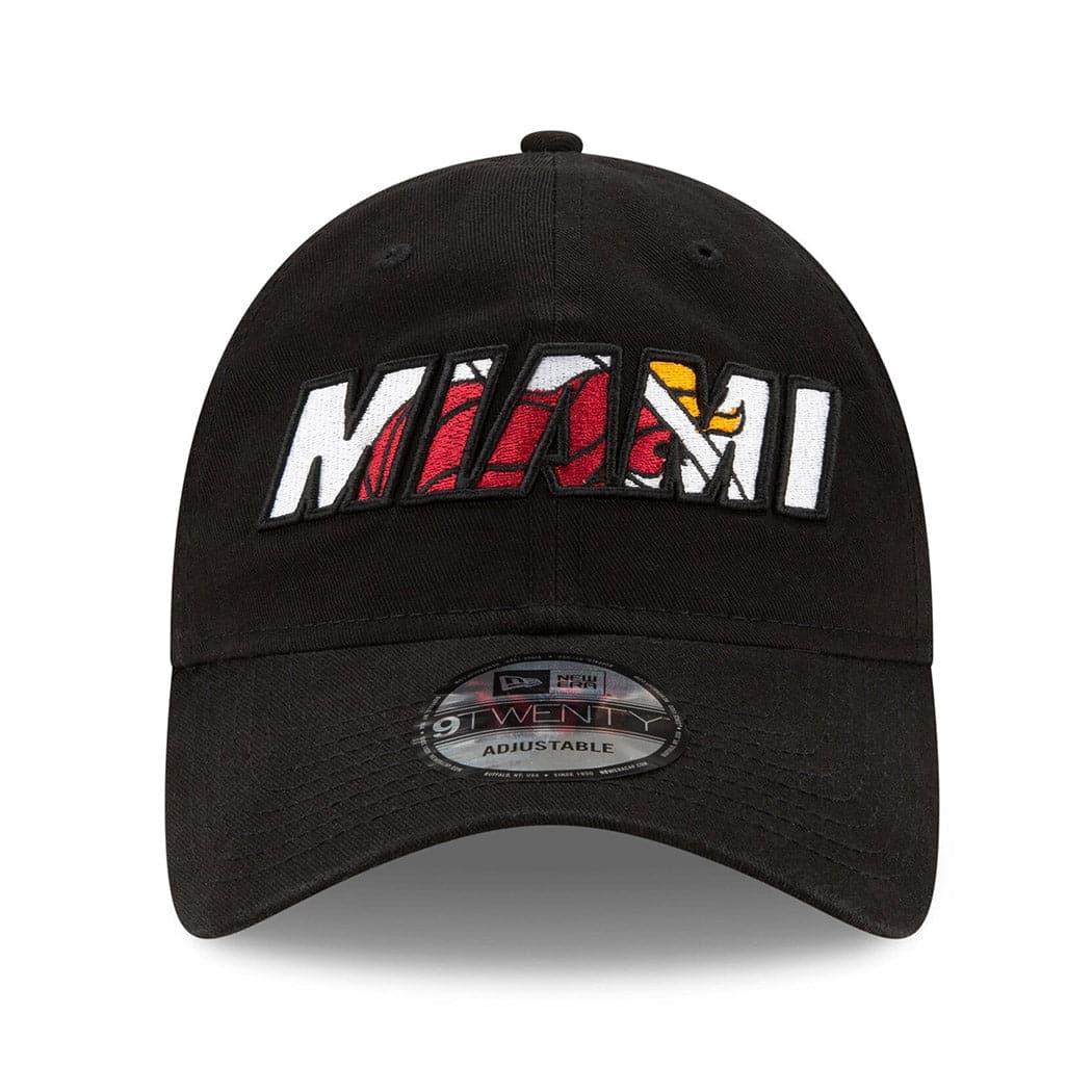 New Era Caps Miami Heat New Era NBA 2021 Draft 9TWENTY Strapback Hat - Black