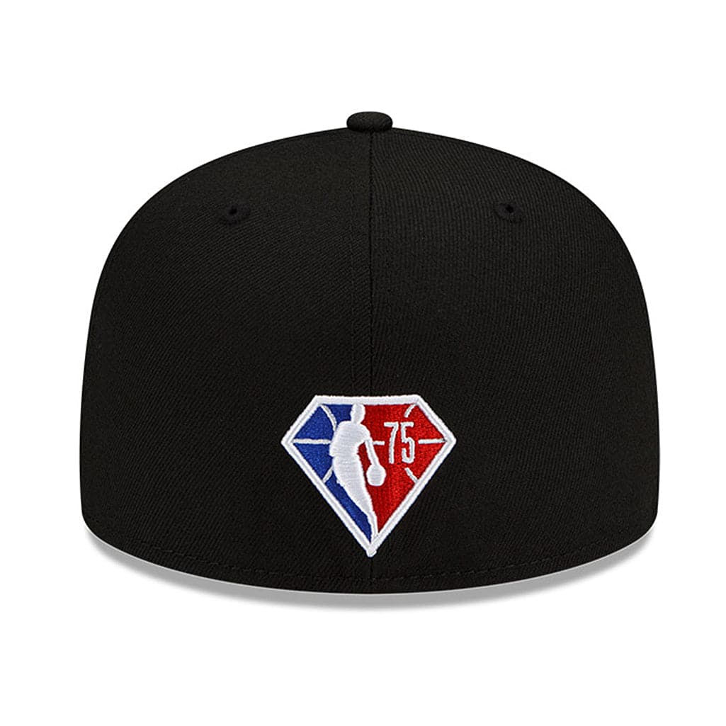 New Era Caps Miami Heat New Era NBA 21-22 Back Half 59FIFTY Fitted Hat - Black