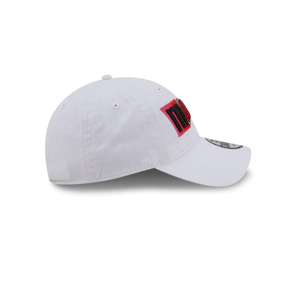 New Era Caps Miami Heat New Era NBA 22-23 City Edition 9TWENTY Strapback Hat - White