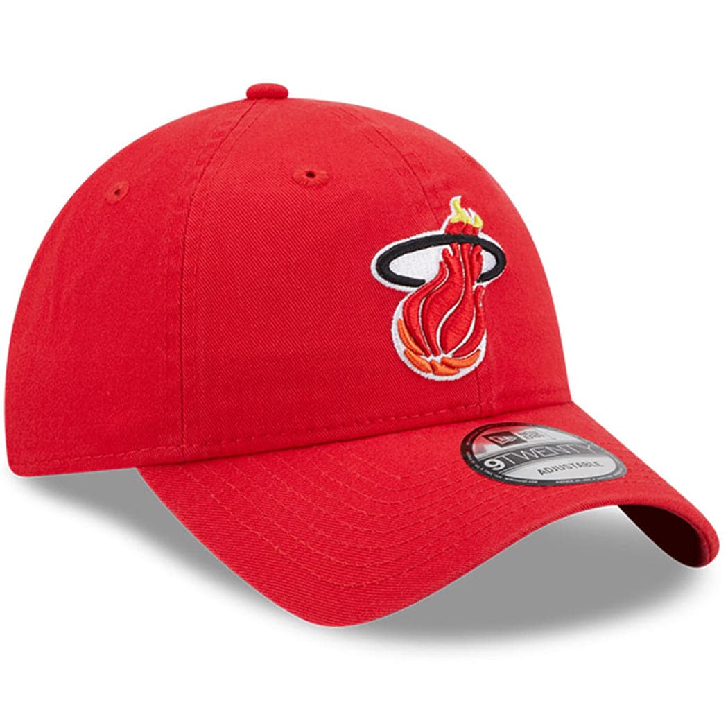 New Era Caps Miami Heat New Era NBA 22-23 Classic Edition 9TWENTY Strapback Hat - Red