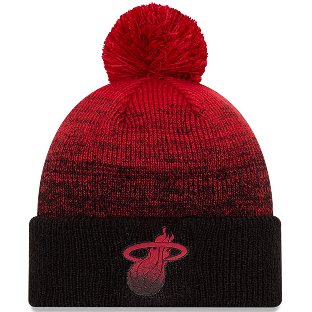 New Era Beanies Miami Heat New Era NBA Back Half Knit Beanie - Black