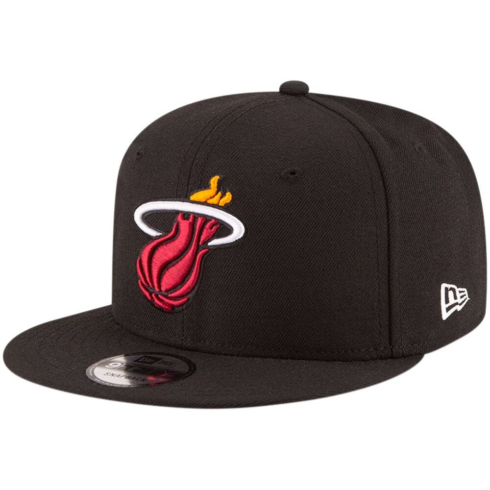 New Era Caps Miami Heat New Era NBA League 9FIFTY Snapback Hat - Black