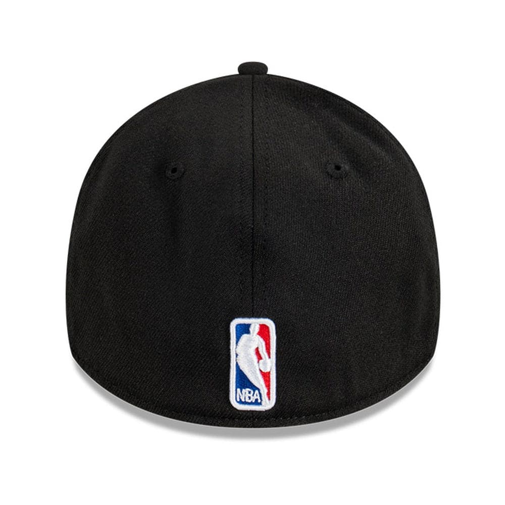 New Era Caps Miami Heat New Era NBA Wordmark 39THIRTY Stretch Fit Hat - Black