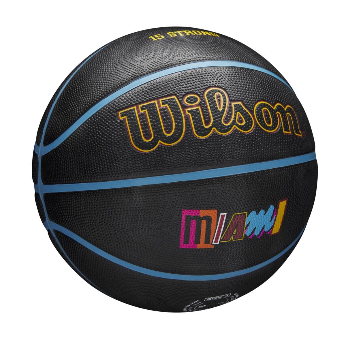 Wilson Sporting Goods Balls Miami Heat Wilson NBA 21-22 City Edition Full Size Basketball Ball - Size 7