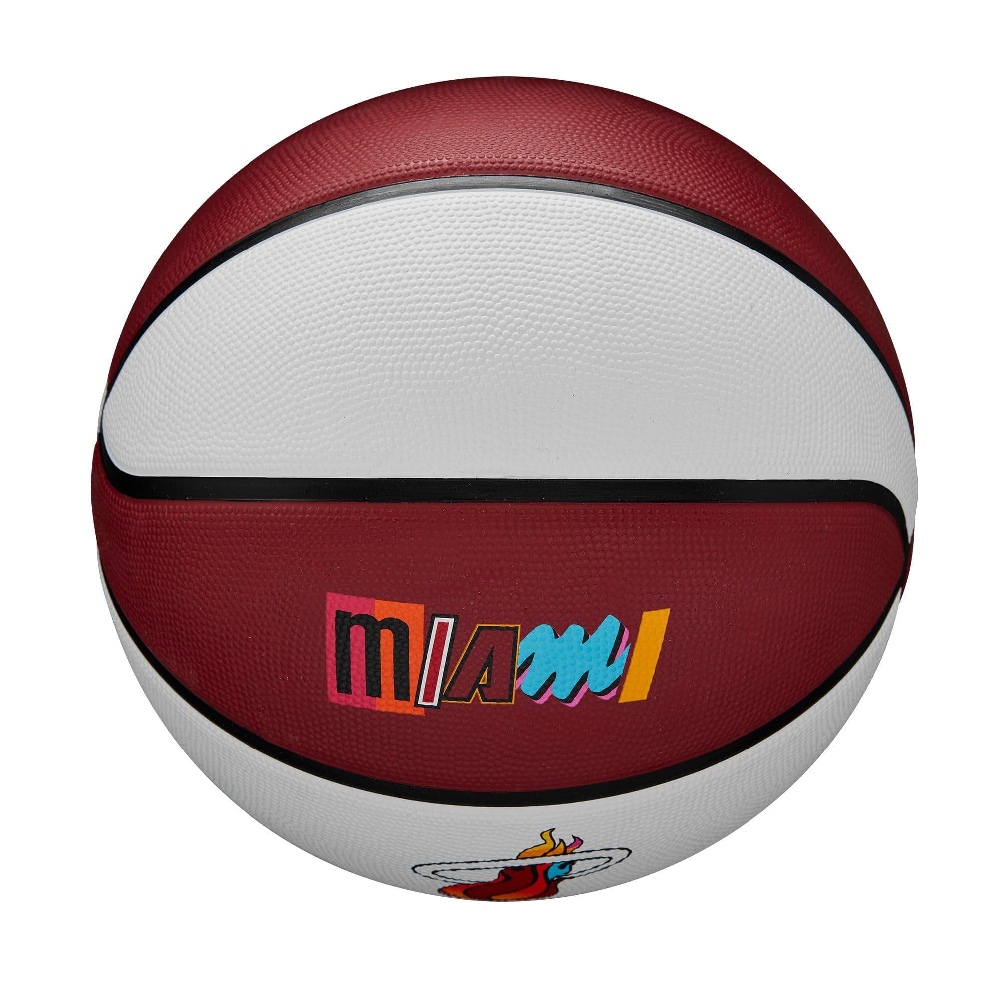 Wilson Sporting Goods Balls Miami Heat Wilson NBA 22-23 City Edition All Surface Basketball Ball