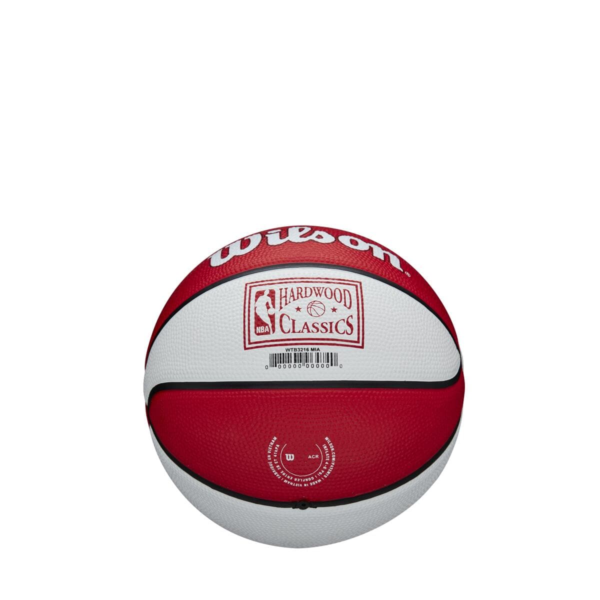 Wilson Sporting Goods Balls Miami Heat Wilson NBA Team Retro Mini Outdoor Basketball Ball