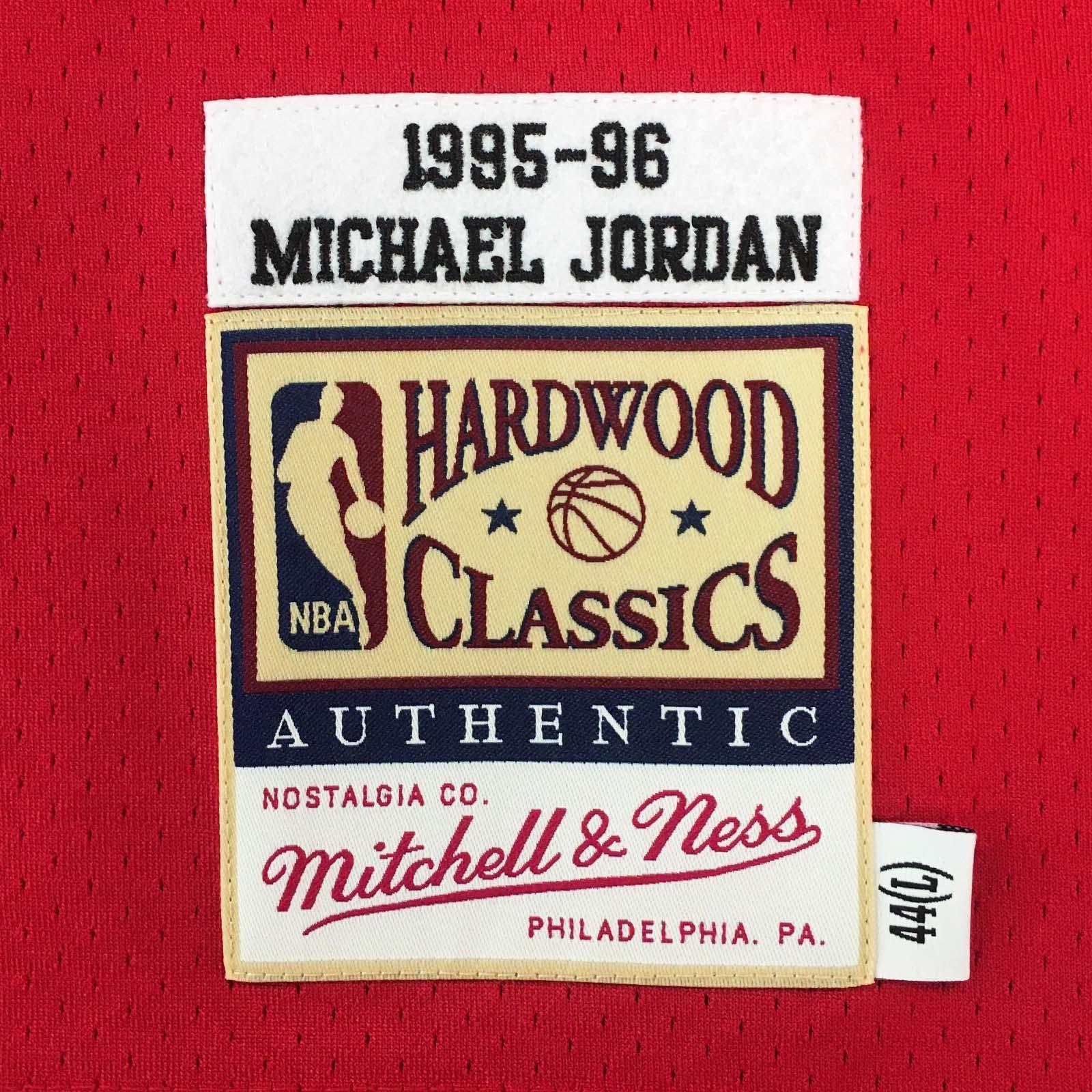Mitchell And Ness Jerseys Michael Jordan Chicago Bulls Mitchell & Ness NBA 95-96 Finals Authentic Jersey - Red