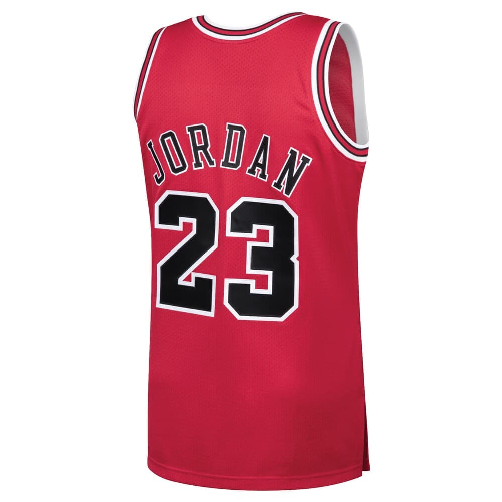 Mitchell And Ness Jerseys Michael Jordan Chicago Bulls Mitchell & Ness NBA 97-98 Finals Authentic Jersey - Red