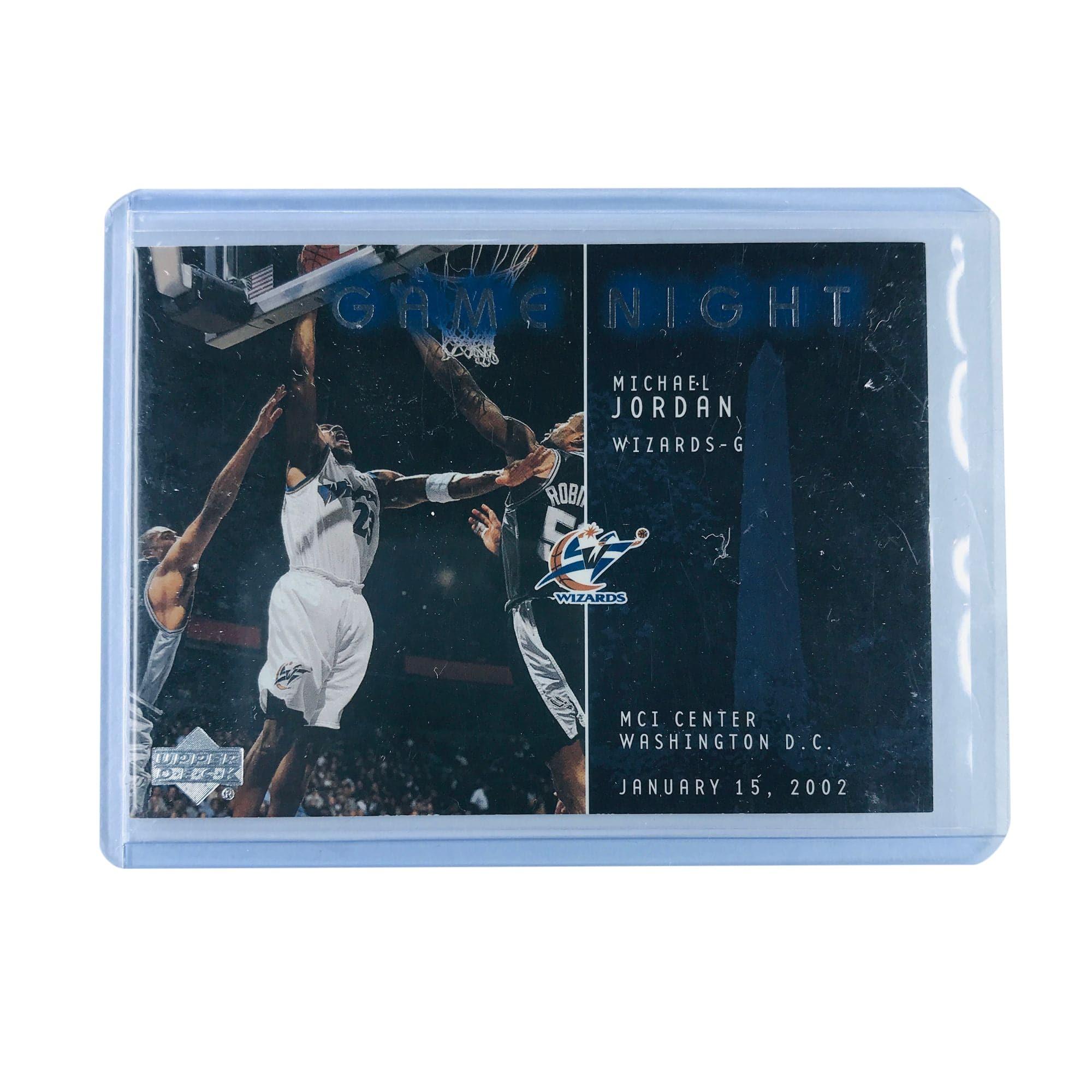 Upper Deck Cards Michael Jordan Washington Wizards Upper Deck NBA Game Night GN12 Insert Card