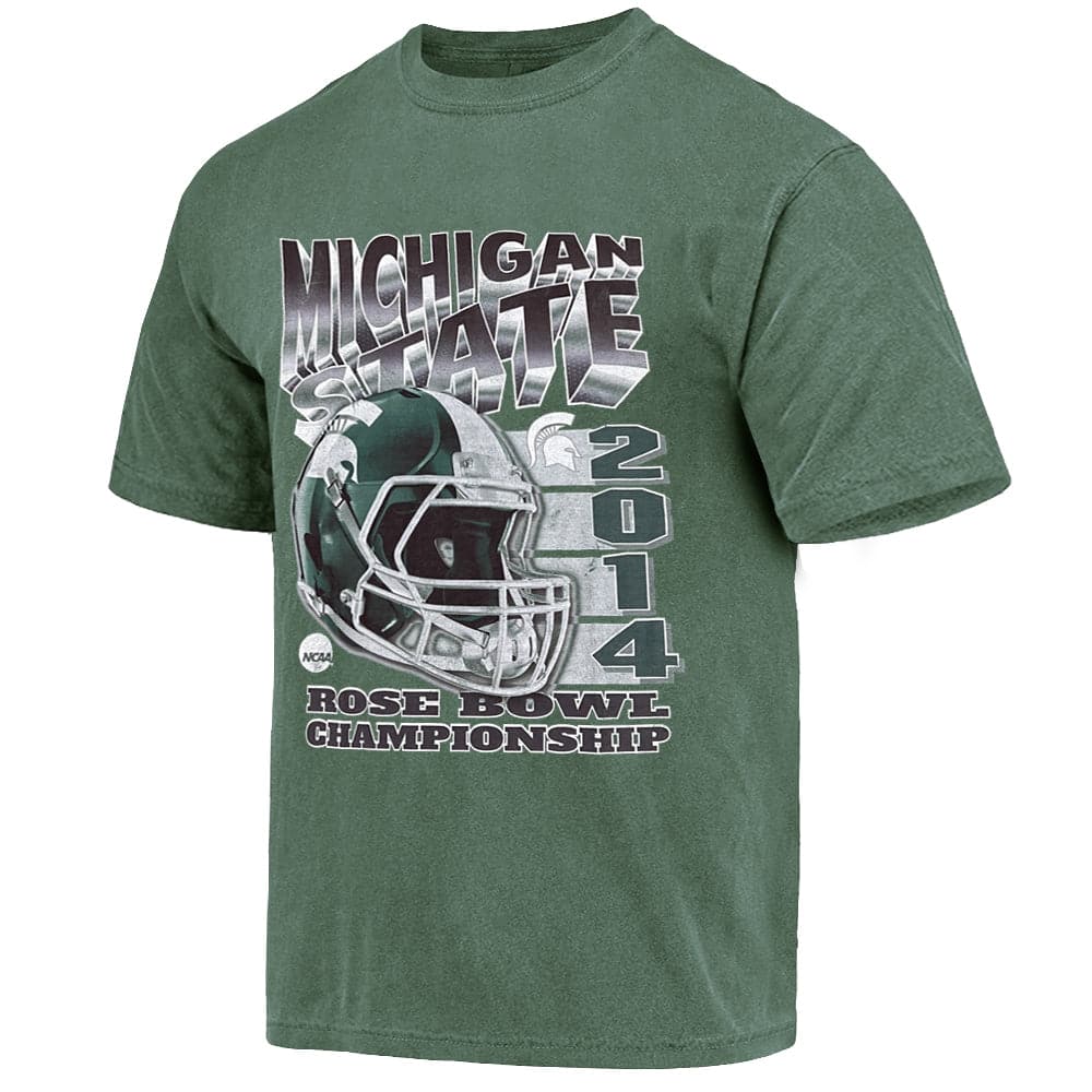 NCAA Branded T-Shirts Michigan State Spartans NCAA 2014 Champs Vintage T-Shirt - Faded Green