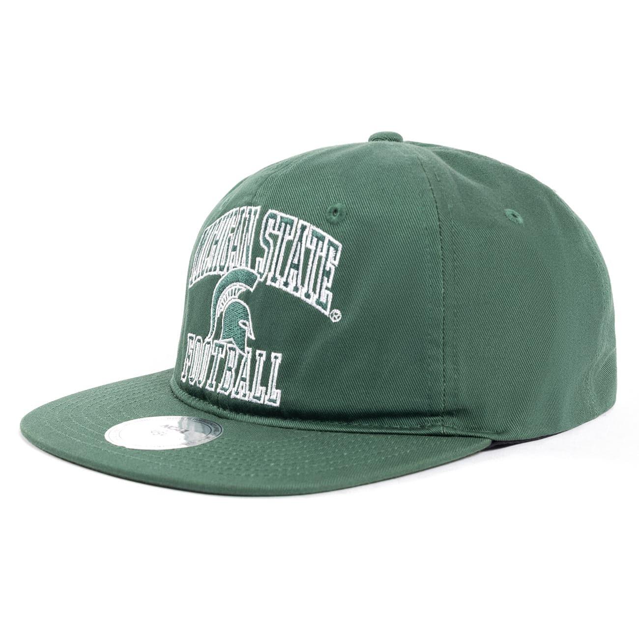 NCAA Branded Caps Michigan State Spartans NCAA Team Arch Deadstock Snapback Hat - Green