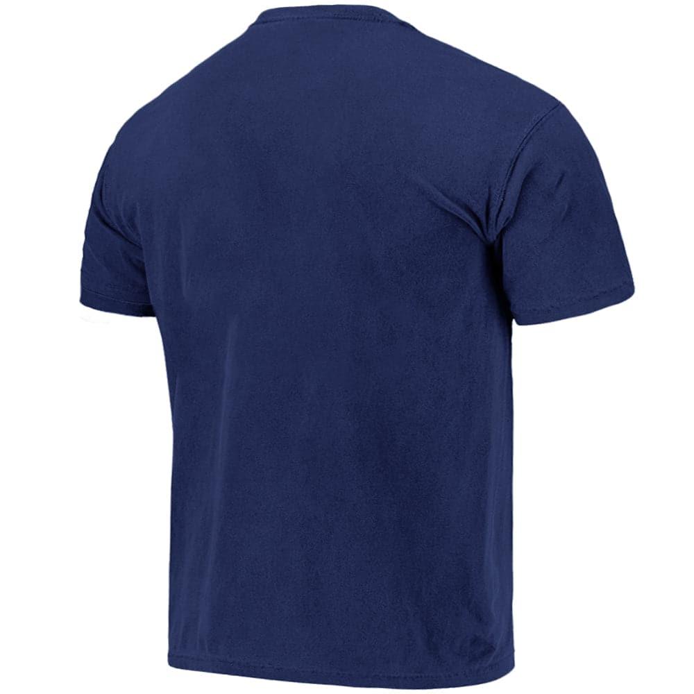 Mitchell And Ness T-Shirts Michigan Wolverines Mitchell & Ness NCAA Off The Rim Vintage T-Shirt - Navy
