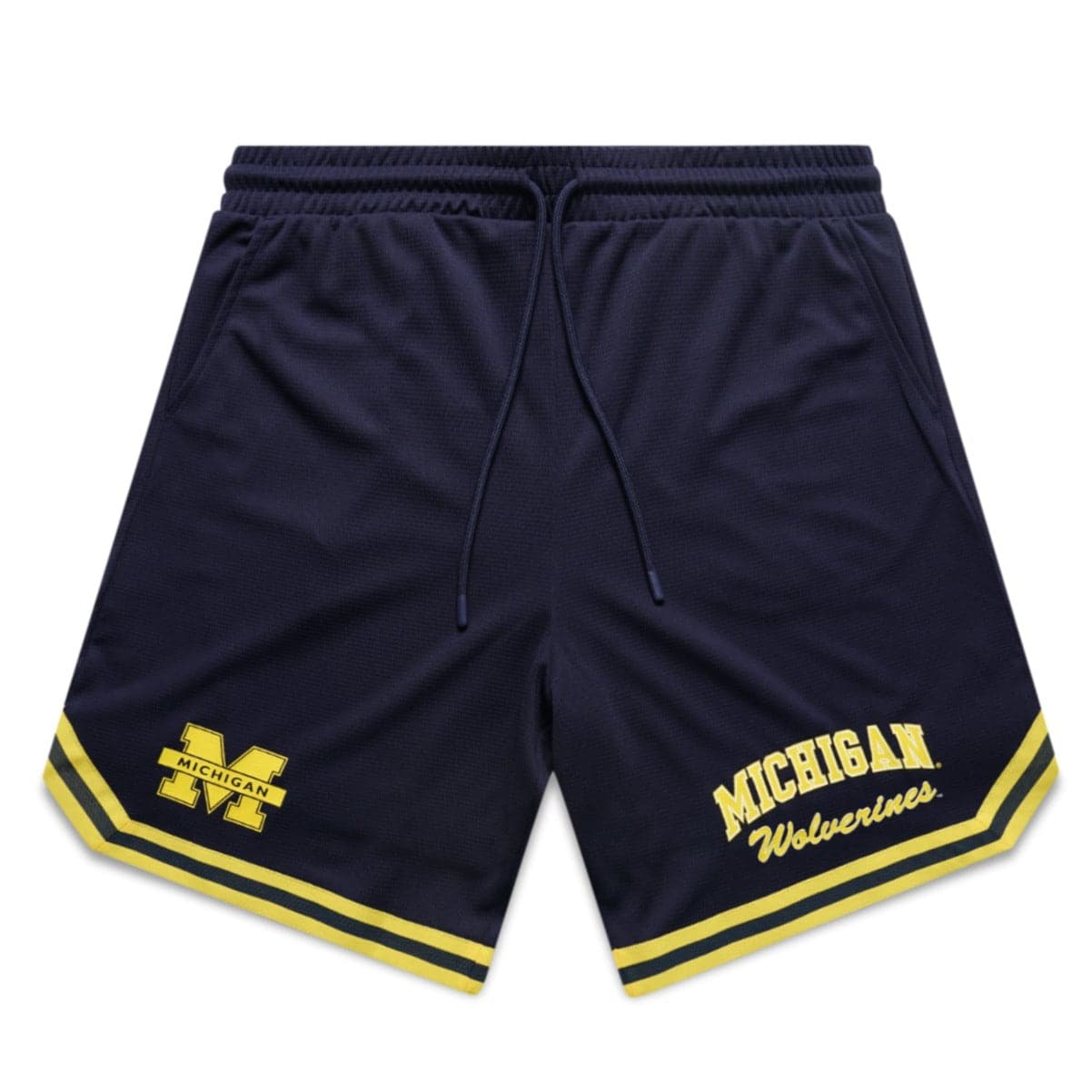 NCAA Branded Shorts Michigan Wolverines NCAA Team Logo Mesh Shorts - Navy