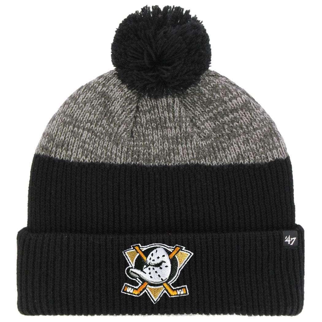 47 Brand Beanies Mighty Ducks '47 NHL Backdrop Cuff Knit Beanie - Black