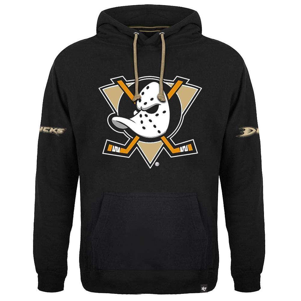 47 Brand Jumpers XL Mighty Ducks '47 NHL Sure Shot Scrimmage Hoodie Jumper - Black