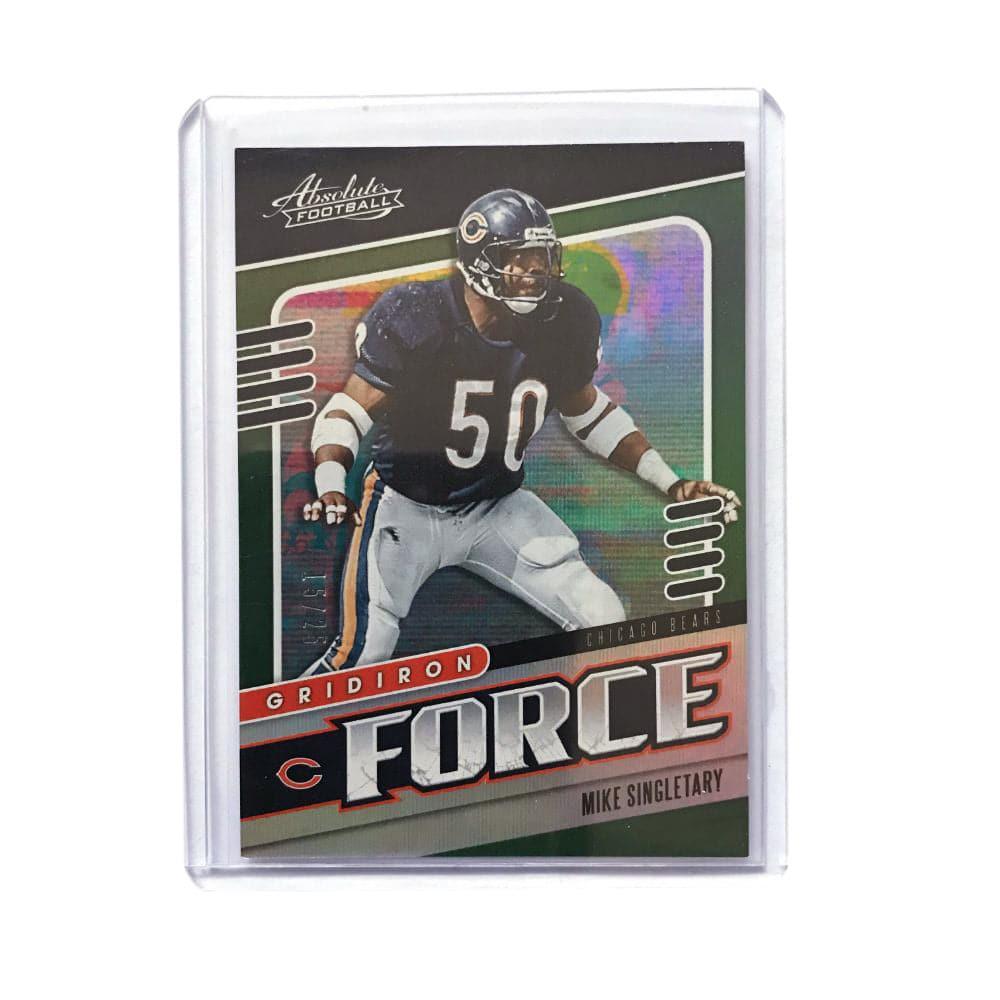 Panini Cards Mike Singletary Chicago Bears 2019 Panini Absolute NFL Gridiron Force 15/25 Card