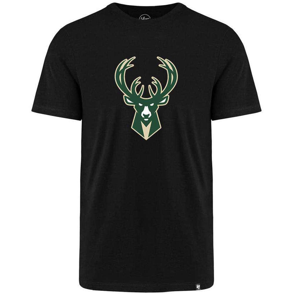 47 Brand T-Shirts Milwaukee Bucks '47 NBA Team Logo MVP T-Shirt - Black