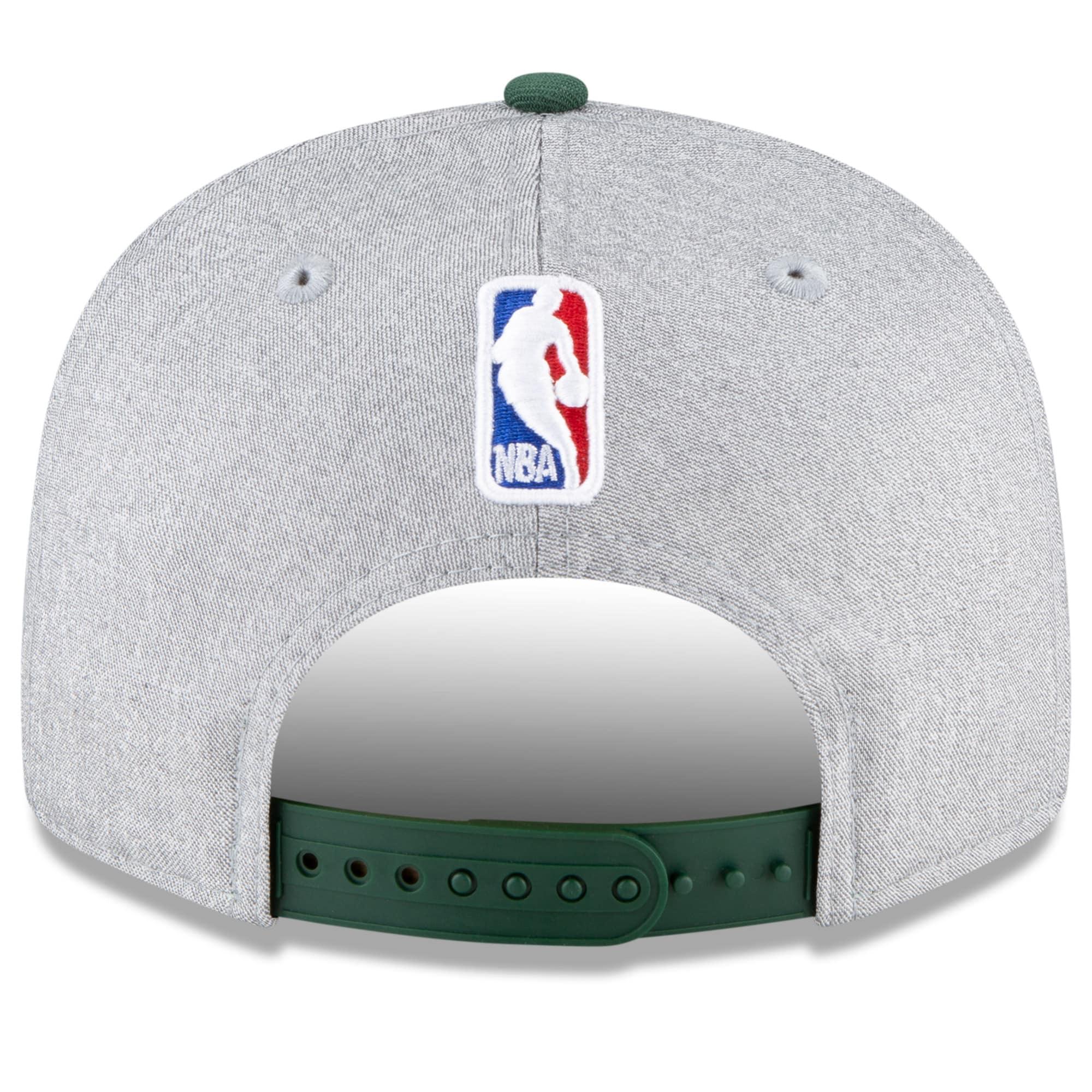 New Era Caps Milwaukee Bucks New Era 2020 NBA Draft 9FIFTY Snapback Hat - Heather Grey
