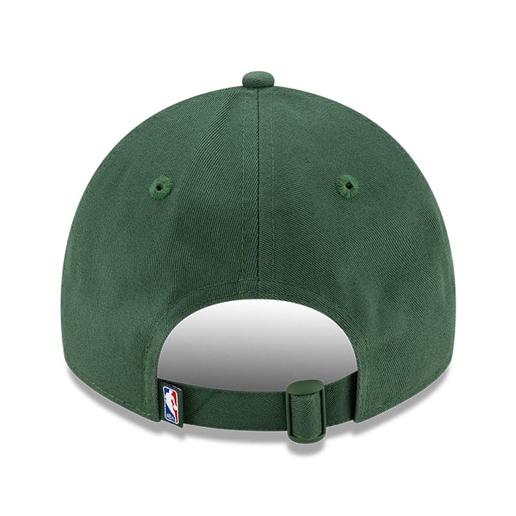 New Era Caps Milwaukee Bucks New Era NBA 2021 Back Half 9TWENTY Curved Hat - Green