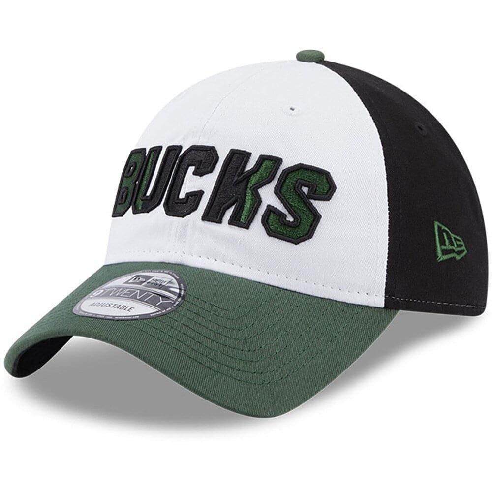 New Era Caps Milwaukee Bucks New Era NBA 22-23 Back Half 9TWENTY Strapback Hat