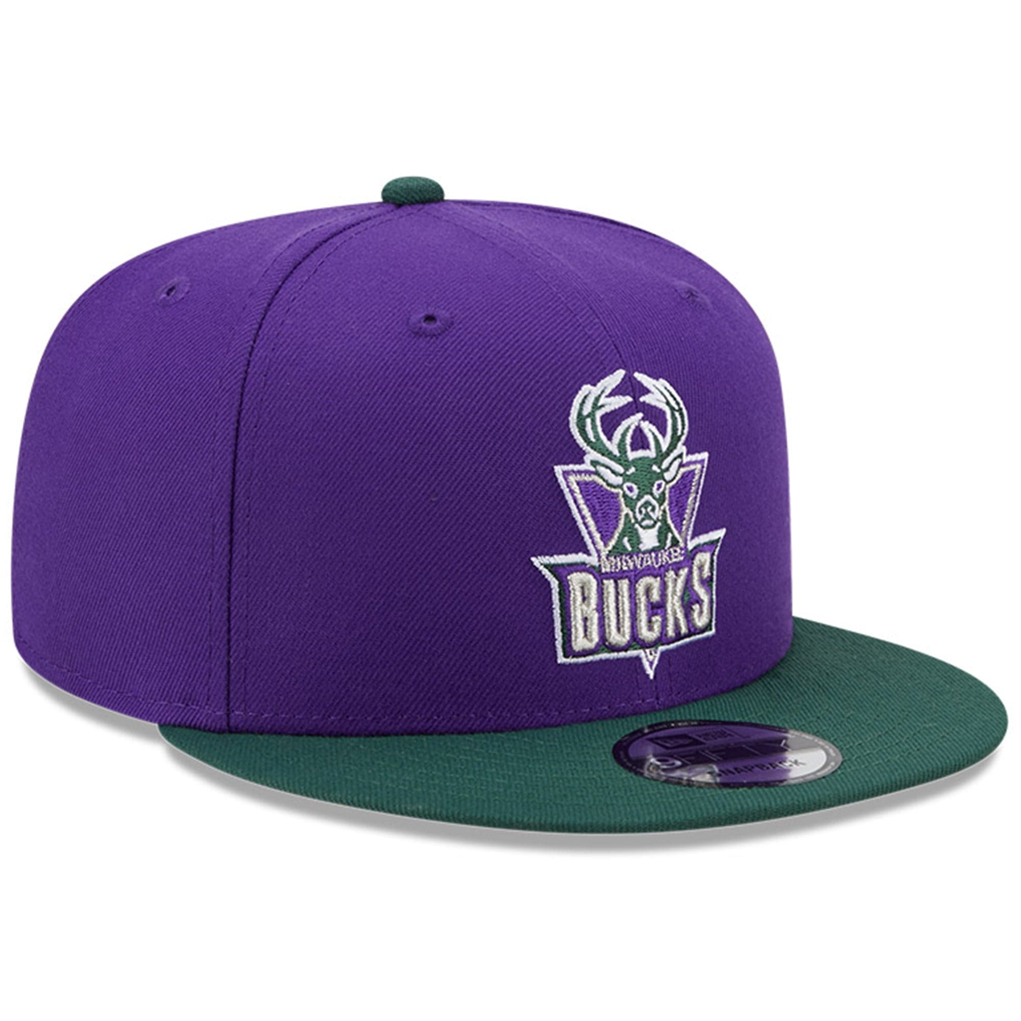 New Era Caps Milwaukee Bucks New Era NBA 22-23 Classic Edition 9FIFTY Snapback Hat - Purple